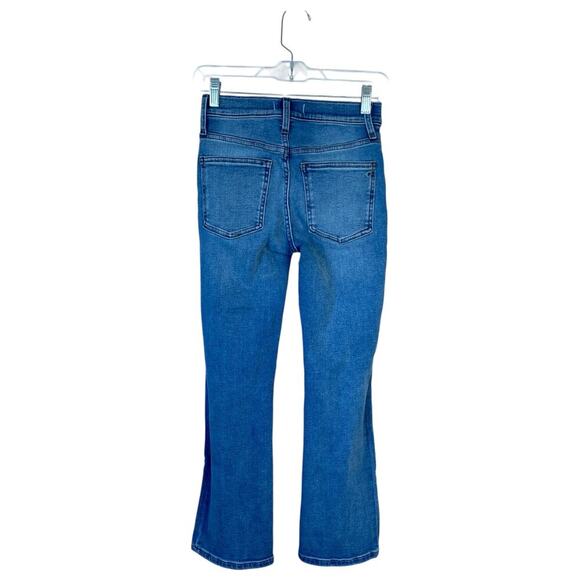 MADEWELL Mid Rise Kick Out Jeans Medium Wash Stretch Denim Size 25 Flared - Picture 2 of 9